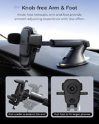 iOttie Easy One Touch Advanced Universal Car Mount Dashboard & Windshield - Image 5