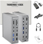 Thunderbolt 4 Dock – 21 Ports, Dual 4K or Single 8K Display, 90W Charging by Smartlinx