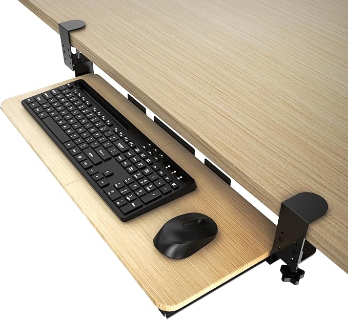Ergonomic Keyboard Tray Under Desk Pull Out by XTRIKEMEDREAMMYLIFE