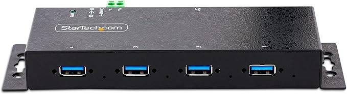 StarTech.com 4-Port Industrial USB 3.0 5Gbps Hub, Rugged USB Hub - Image 3