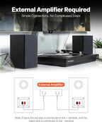 VEVOR Passive Bookshelf Speaker, Book Shelf Stereo Speakers - Image 6
