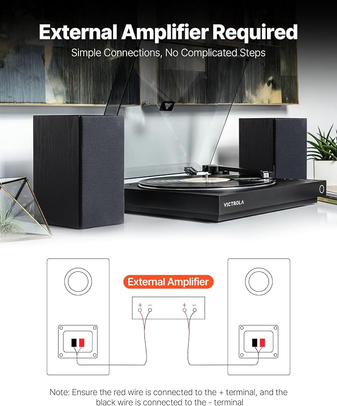 VEVOR Passive Bookshelf Speaker, Book Shelf Stereo Speakers - Image 6