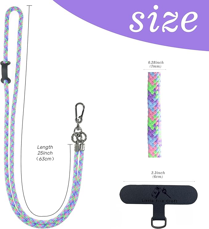 Phone Lanyard Universal Cell Phone Strap Crossbody Strap - Image 2