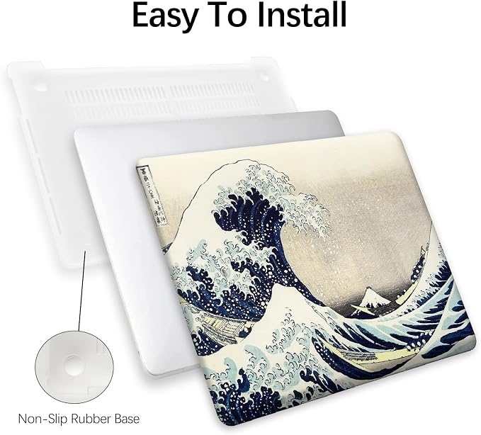 Berkin Arts Compatible with MacBook Air 13 inch Cover, 2022-2018 Release - Image 5