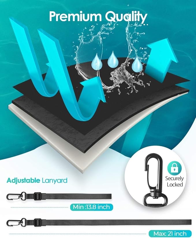 Hiearcool Waterproof Phone Pouch, Waterproof Phone Case - Image 3