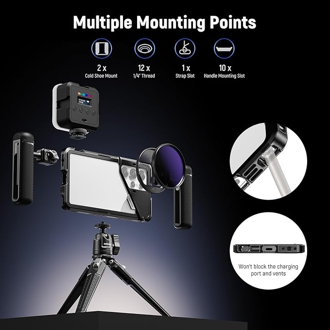 NEEWER PA082 S25 Ultra Phone Cage Holder - Image 5