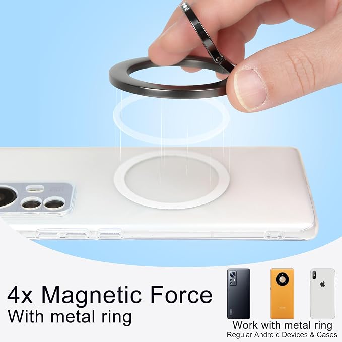 Magnetic Phone Grip for MagSafe, EI Sonador Magnet Phone Ring Holder, Compatible - Image 5