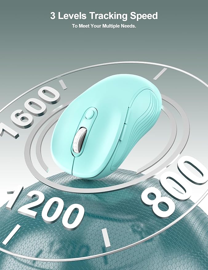 Trueque Wireless Mouse for Laptop, 2.4GHz Ergonomic Computer Mouse - Image 4