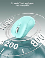 Trueque Wireless Mouse for Laptop, 2.4GHz Ergonomic Computer Mouse - Image 4