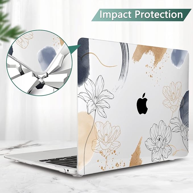 TWOLSKOO Compatible with MacBook Pro 13 inch Case 2022 2021 2020-2016 A2338 - Image 5