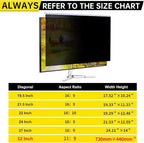 32 Inch Privacy Screen for 16:9 Computer Monitor, Anti-Blue Light Monitor - Image 7