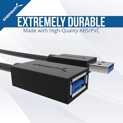 SABRENT 22AWG USB 3.0 Extension Cable A Male to A Female 6 Feet - Image 6