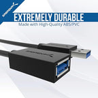 SABRENT 22AWG USB 3.0 Extension Cable A Male to A Female 6 Feet - Image 6
