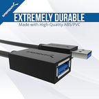 SABRENT 22AWG USB 3.0 Extension Cable A Male to A Female 3 Feet - Image 6