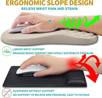 Hokafenle 2 in 1 Ergonomic Mouse Pad Wrist Support & Wrist Rest - Image 5