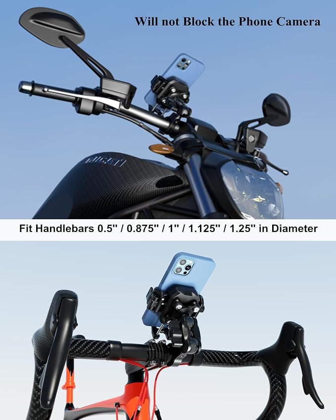 BRCOVAN Anti-Theft Motorcycle Phone Mount - Image 5