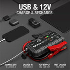 NOCO Boost GB70: 2000A UltraSafe Jump Starter – 12V Lithium Battery Booster Pack - Image 4