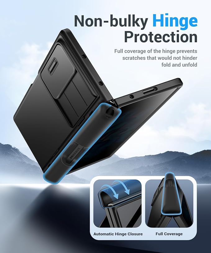 BERFY for Z Fold 7 Case with Privacy Screen Protector, Military Grade Hidden - Image 8