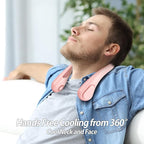 AMACOOL Bladeless Neck Fan Portable Personal Fan 5000mAh Rechargeable Battery - Image 3