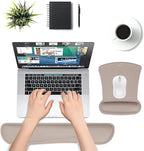MOSISO Wrist Rest Support for Mouse Pad & Keyboard Set, Ergonomic Mousepad - Image 4