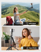 Aureday 72" Phone Tripod and Selfie Stick, Cell Phone Tripod Stand - Image 7