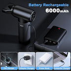 Electric Air Duster, 000 RPM 3 Gear Adjustable Cordless Air Blower, 6000mAh - Image 6