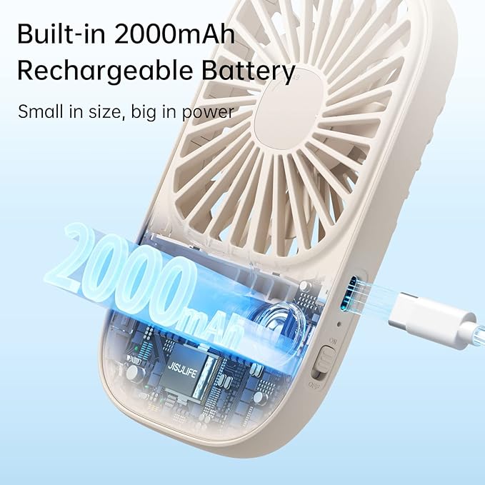 JISULIFE Handheld Mini Lash Fan - Image 7
