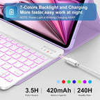 Supveco Keyboard Case for iPad Air 11 Inch, iPad Air 5th/4th Generation - Image 4