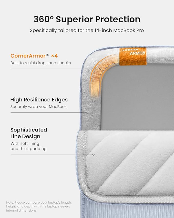 tomtoc 360 Protective Laptop Sleeve - Image 4