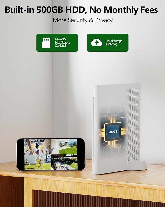 Camcamp Solar Security Cameras Wireless Outdoor, 2K Wireless Battery Security - Image 5
