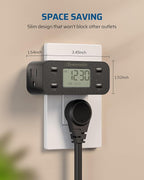 DEWENWILS 24 Hour Programmable Digital Timer Outlet - Image 7