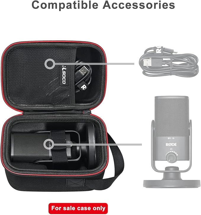 RLSOCO Hard Case for RØDE NT-USB Mini Versatile Studio-quality Condenser USB - Image 3