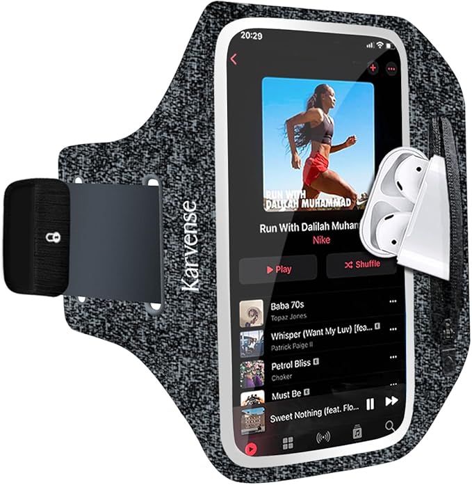 Phone Holder for Running-Arm Band for Running for iPhone & Samsung Galaxy by Karvense