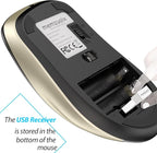 memzuoix 2.4G Wireless Mouse, 1400 DPI Computer Mice - Image 5