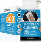 iCloth XL Screen Cleaning Wipes, Lint-Free and Streak-Free, Fast-Drying by iCloth
