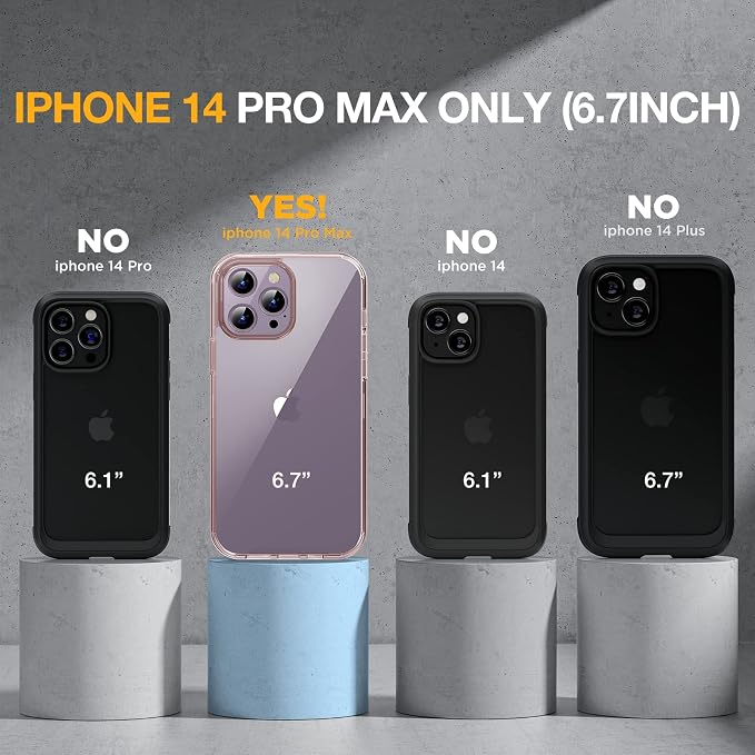 Miracase Glass Series Designed for iPhone 14 Pro Max Case 6.7 Inch, Upgrade - Image 7
