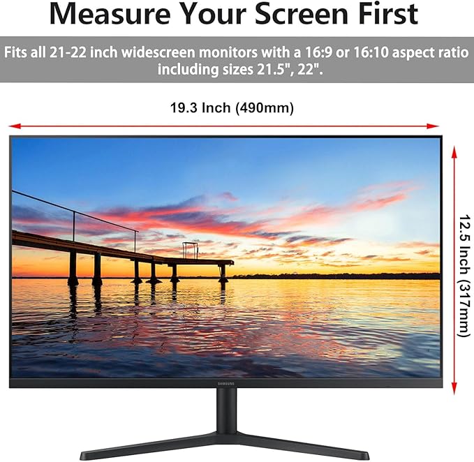 2 Pack Computer Privacy Screen Shield Compatible - Image 2