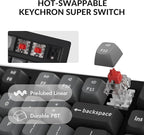 Keychron K10 Max Wireless Custom Mechanical Keyboard, QMK 2.4 GHz Bluetooth - Image 4