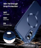 Magnetic for Samsung Galaxy S25 Edge Case Slim Soft Silicone Bumper Shockproof - Image 4