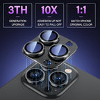 Uyiton for iPhone 14 Pro/iPhone 14 Pro Max Camera Lens Protector, 9H Tempered - Image 2