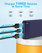 AsperX 2-Pack 10000mAh USB C Output Portable Charger Power Bank Fast Charging - Image 4