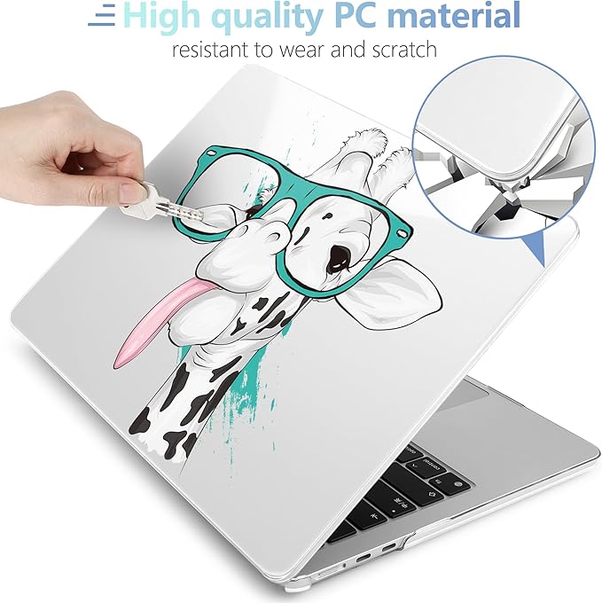 MEEgoodo for M4/M3/M2 MacBook Air 15.3 inch Case 2025 2024 2023, Case Fit Model - Image 4