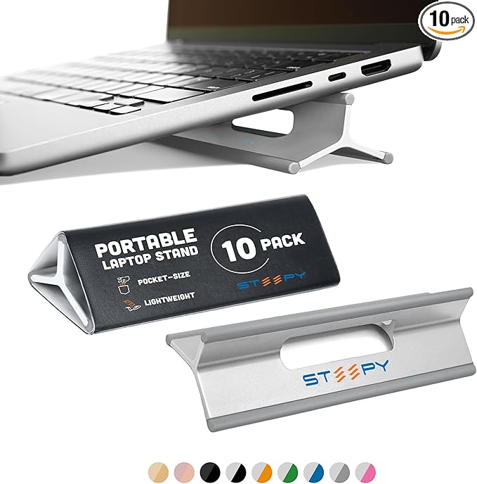 Steepy Adjustable Laptop Riser Portable and by Steepy