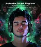 HW12 Gaming Headset for PC, Xbox One, Gaming Headphones - Image 2