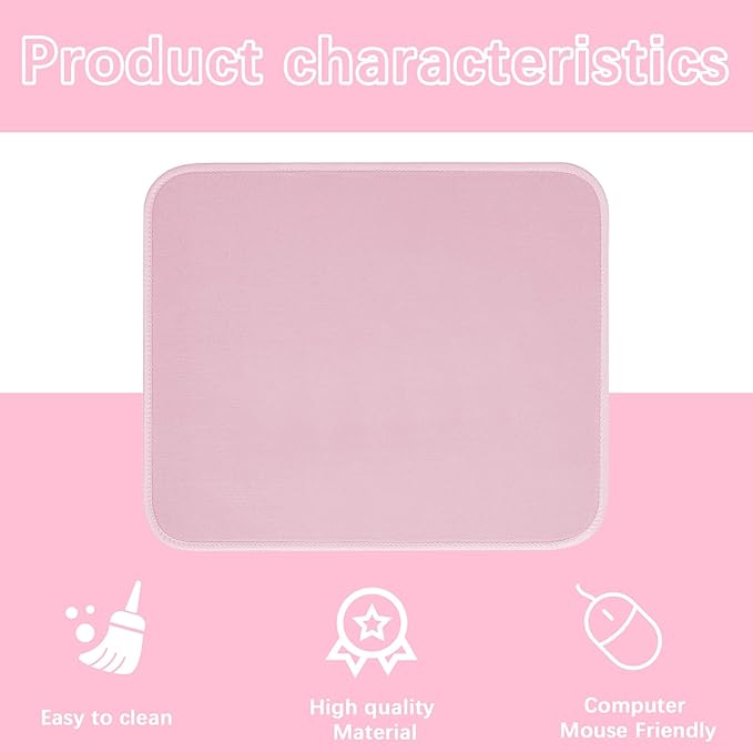 12 PCS Black Mouse pad Bulk - Image 3