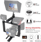 Universal Aluminum Alloy DSLR Mirrorless Camera Camcorder Stabilizer Extension - Image 3