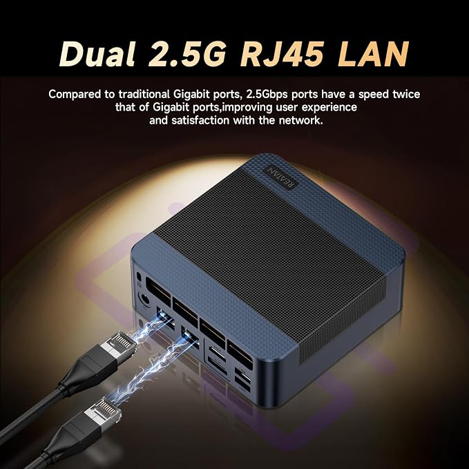 Reatan A6 AMD Ryzen 7 7840HS Gaming Mini PC, 32GB RAM DDR5 5600MHz 1TB SSD - Image 4