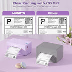 MUNBYN Bluetooth Thermal Label Printer, 130B Wireless 4x6 Shipping Label Printer - Image 2