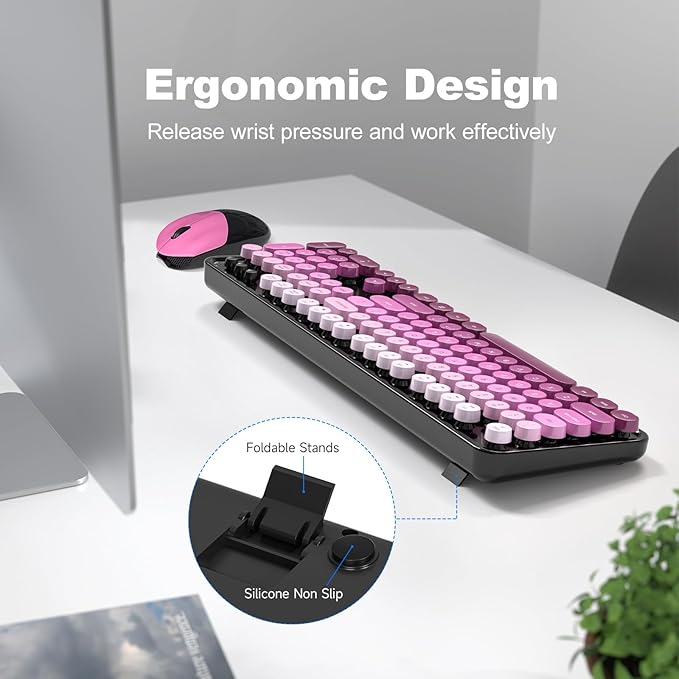 KNOWSQT Wireless Keyboard and Mouse Combo - Image 3