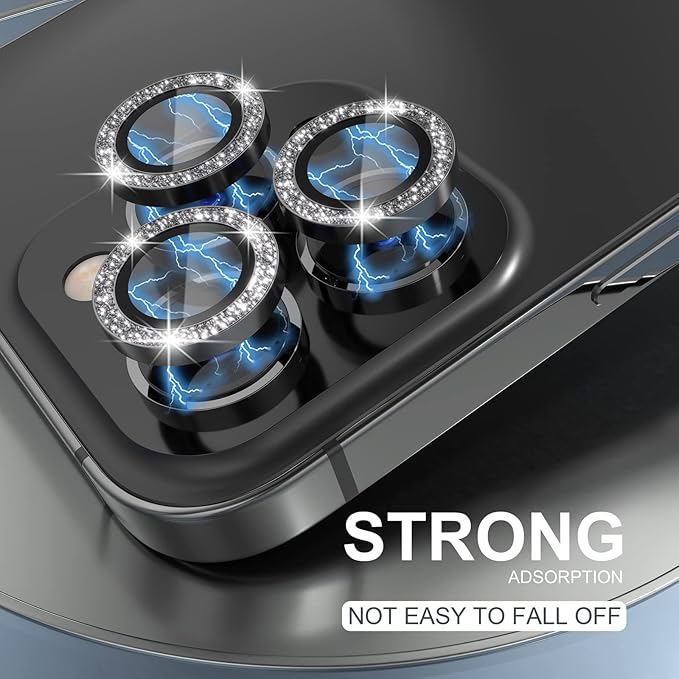 Choiche [3+1 for iPhone 14 Pro/iPhone 14 Pro Max Camera Lens Protector Bling - Image 6